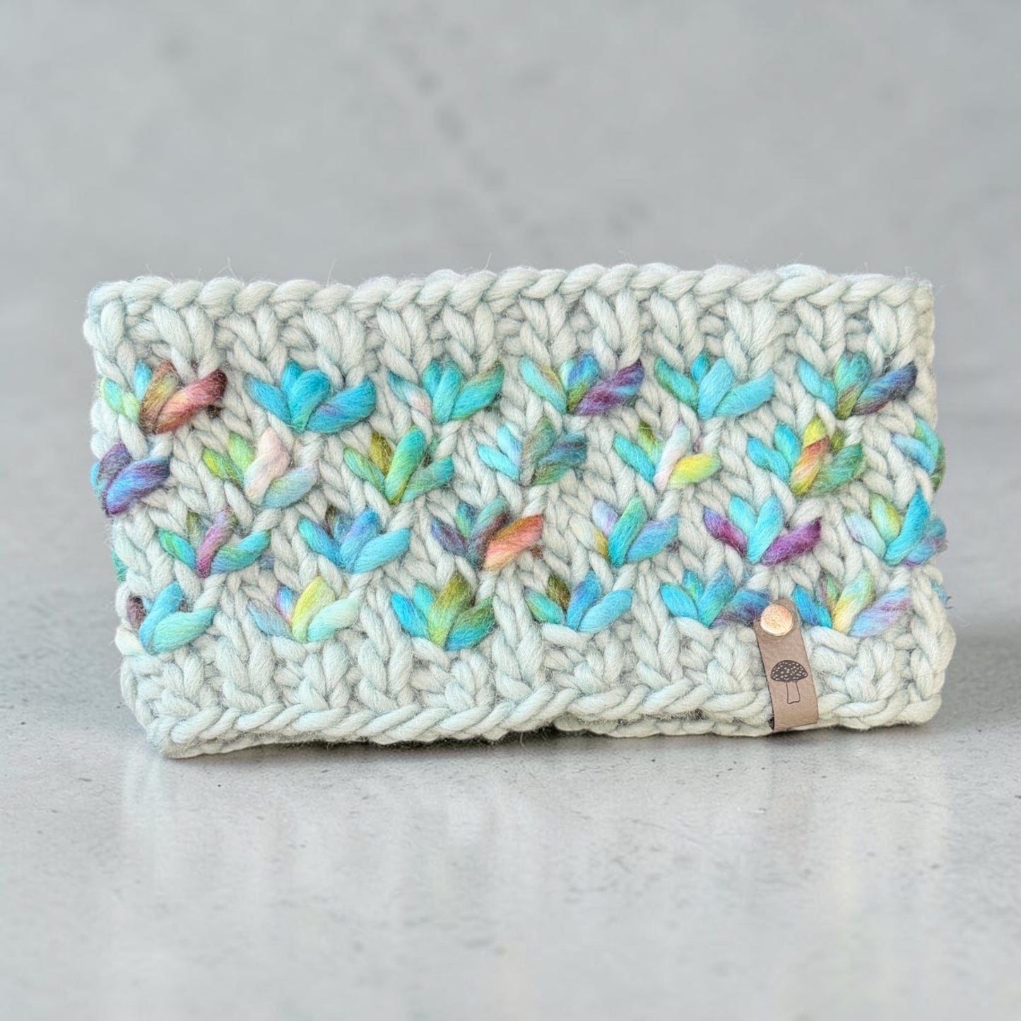 Lotus Flower Headband, Robin’s Egg and Multi Green/Blue