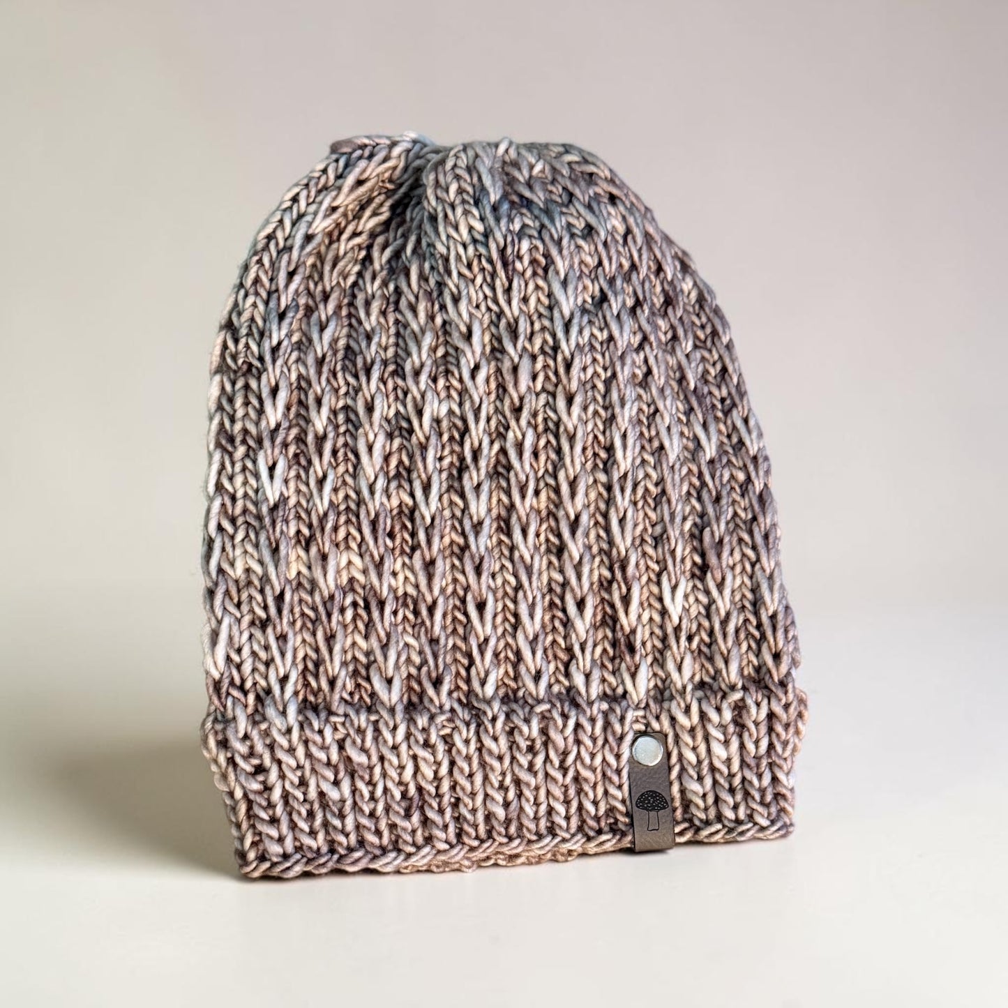 Wheat Chain Beanie, Lightweight, Gray