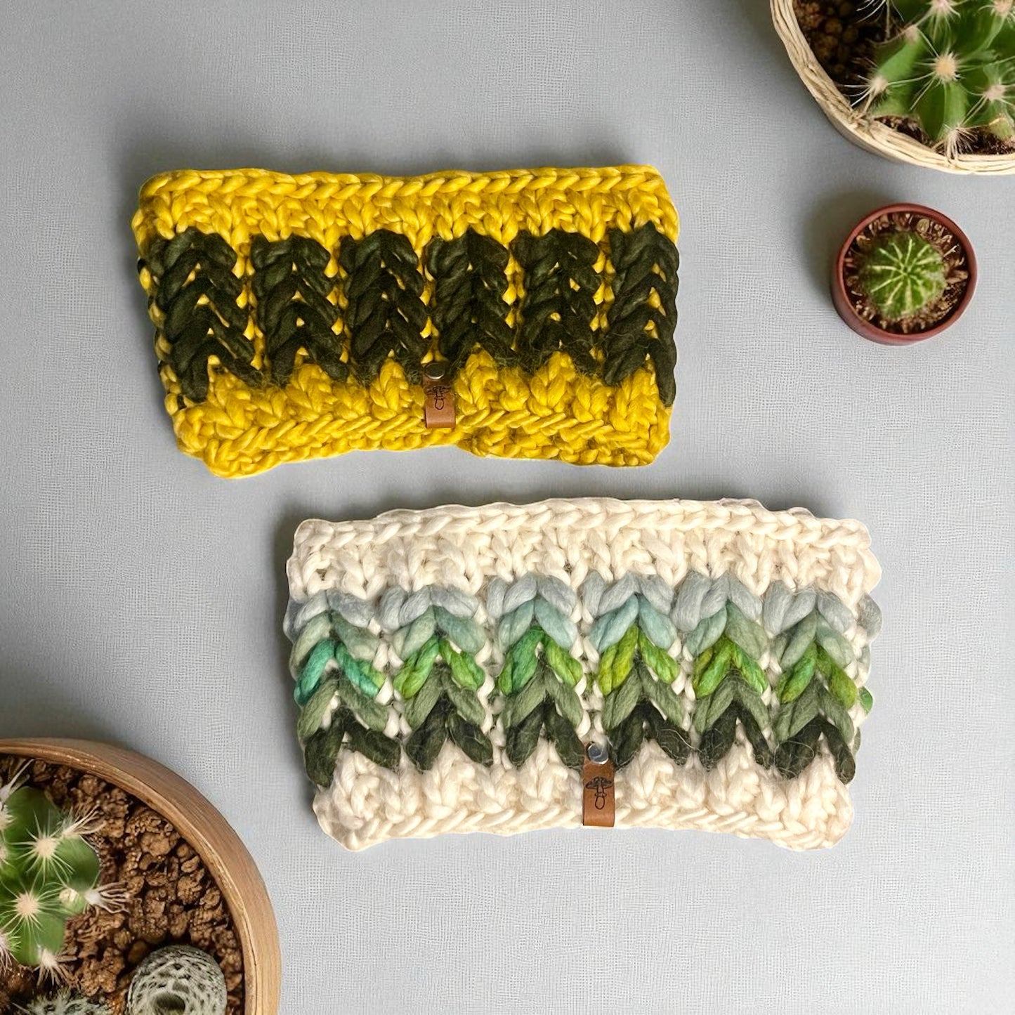 Custom Knit Natural Fiber Headband