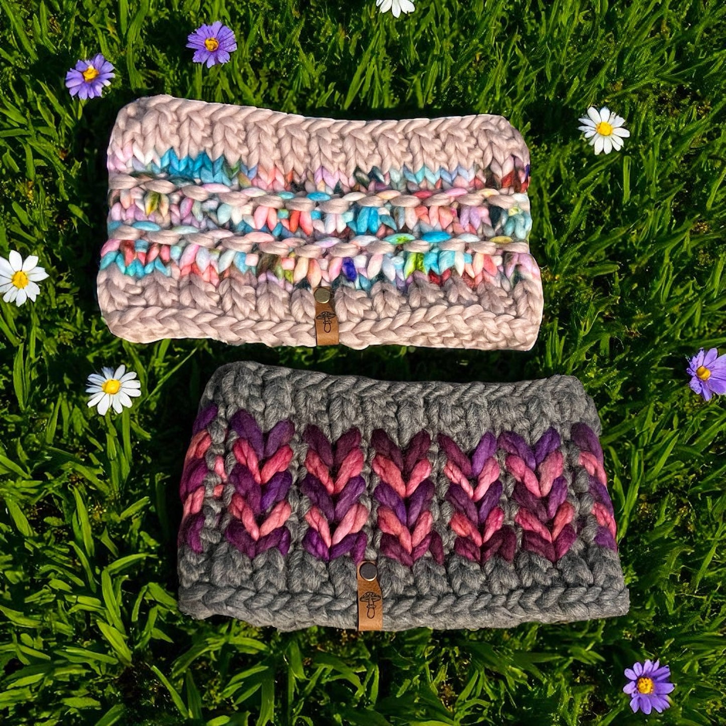 Custom Knit Natural Fiber Headband