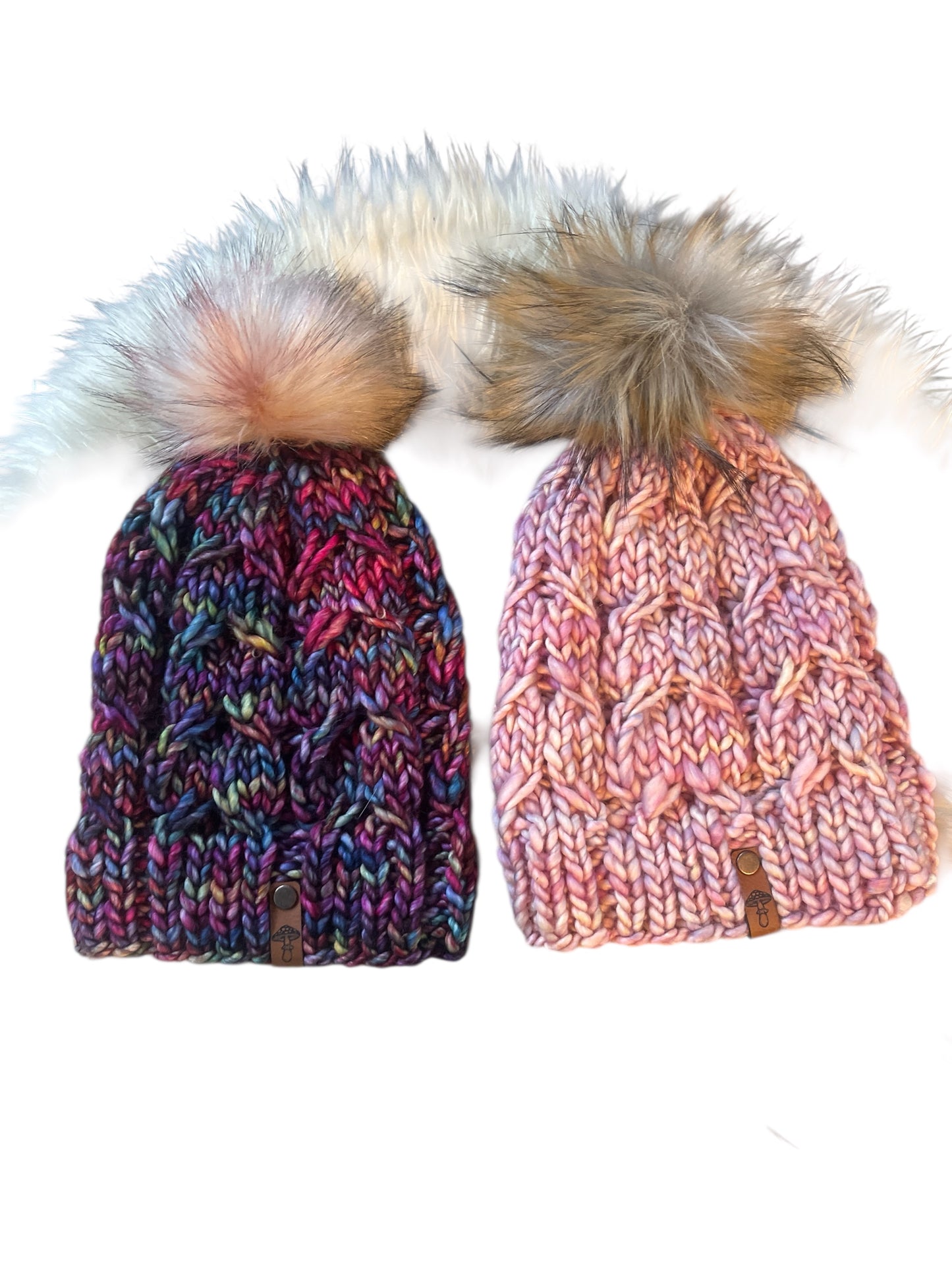 Custom Knit Natural Fiber Beanie