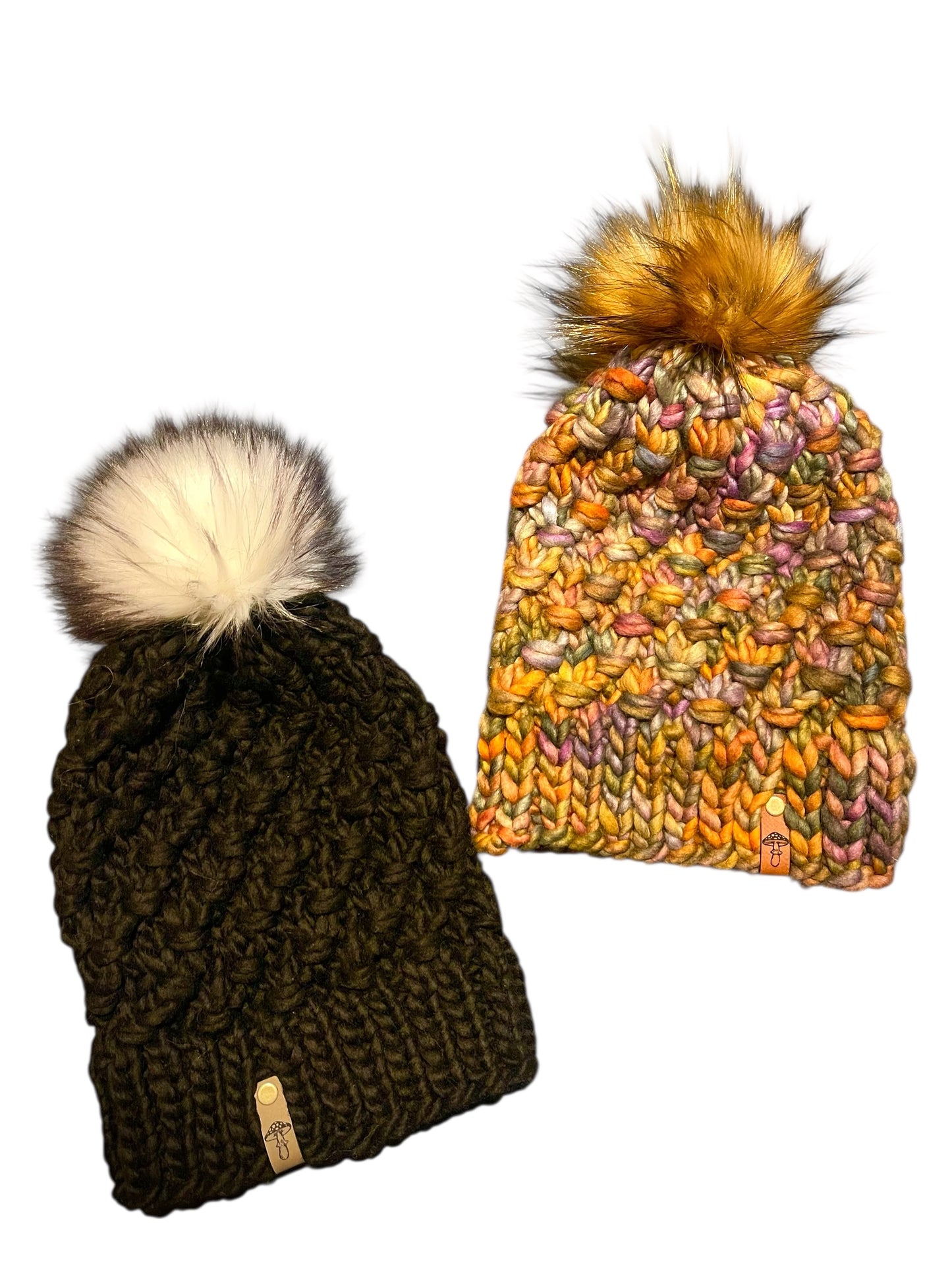 Custom Knit Natural Fiber Beanie