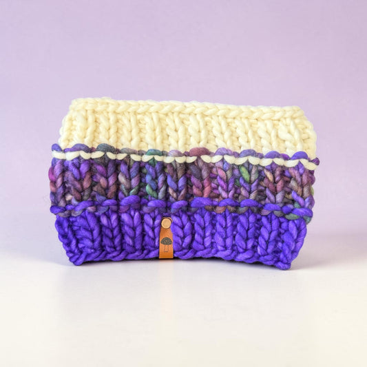 Trinity Headband, Purple Multi / White