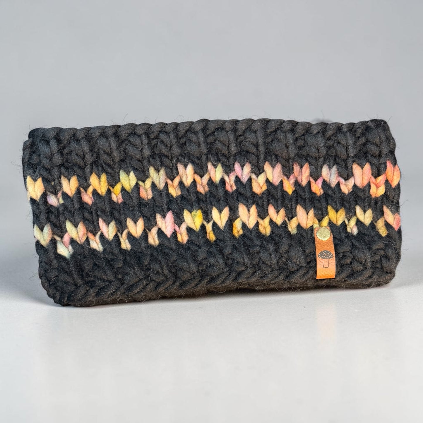 Dancing Lights Headband, Black and Multi / Orange
