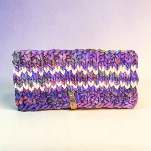 Dancing Lights Headband, White and Multi / Purple
