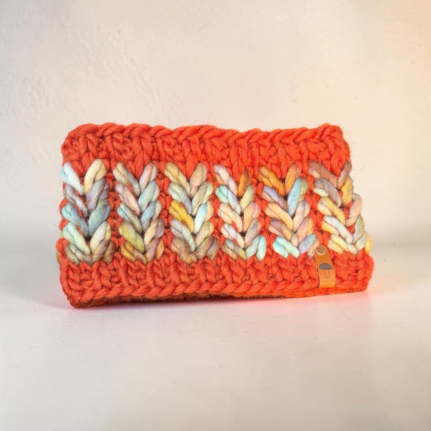Heartbreaker Headband, Orange and Blue / Multi