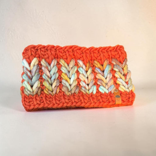 Heartbreaker Headband, Orange and Blue / Multi