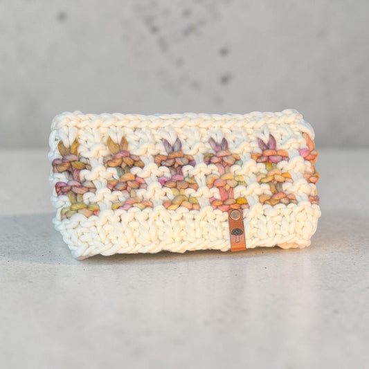 Poise Headband, Natural and Orange / Multi