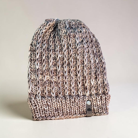 Wheat Chain Beanie, Lightweight, Gray