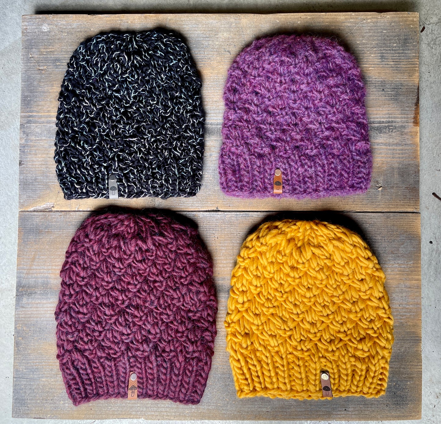 Arbor Knit Beanie, Super Bulky, Burgandy Wine