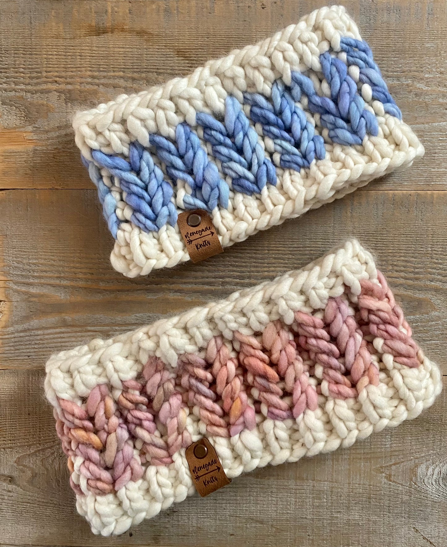 Custom Knit Natural Fiber Headband