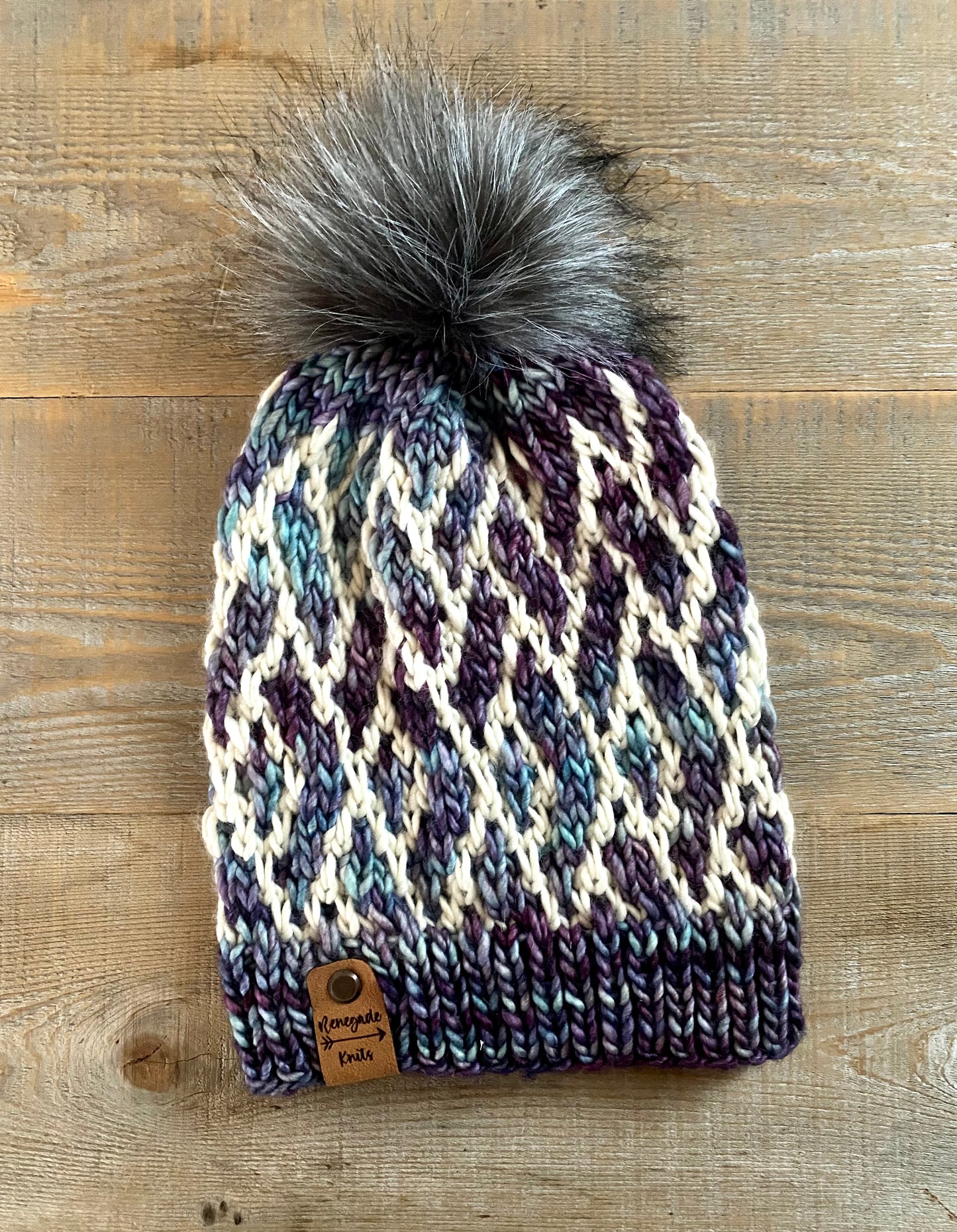 Custom Knit Natural Fiber Beanie