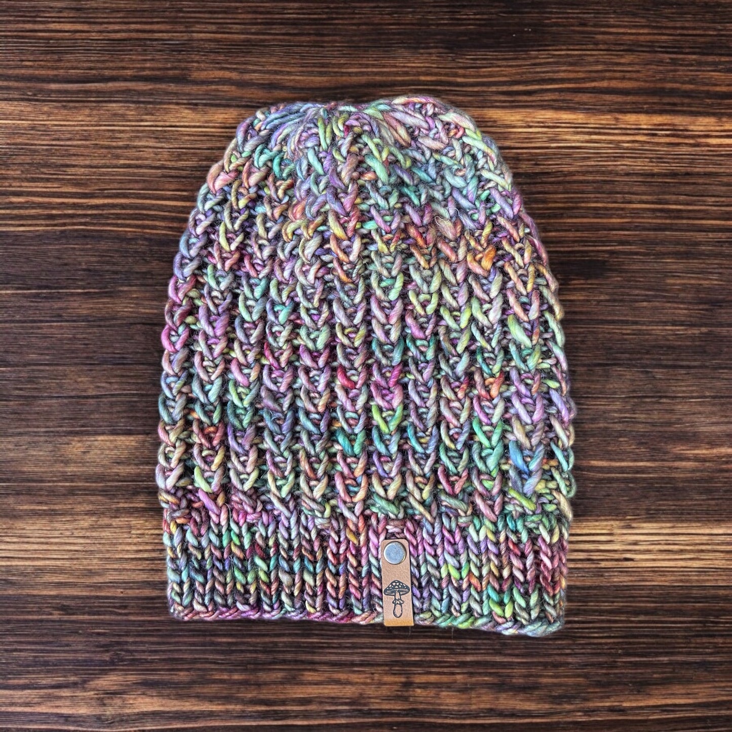 Custom Knit Natural Fiber Beanie