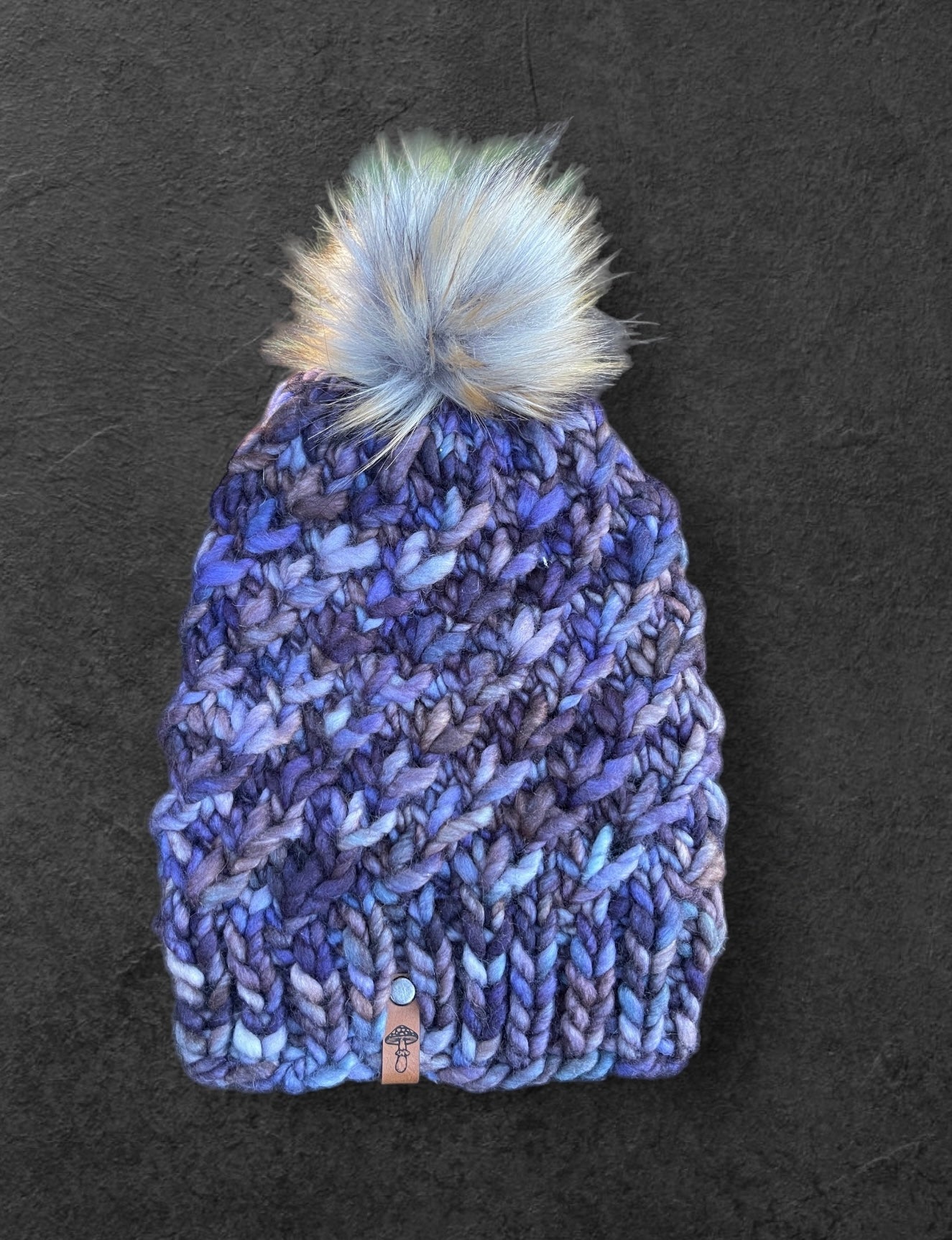 Custom Knit Natural Fiber Beanie