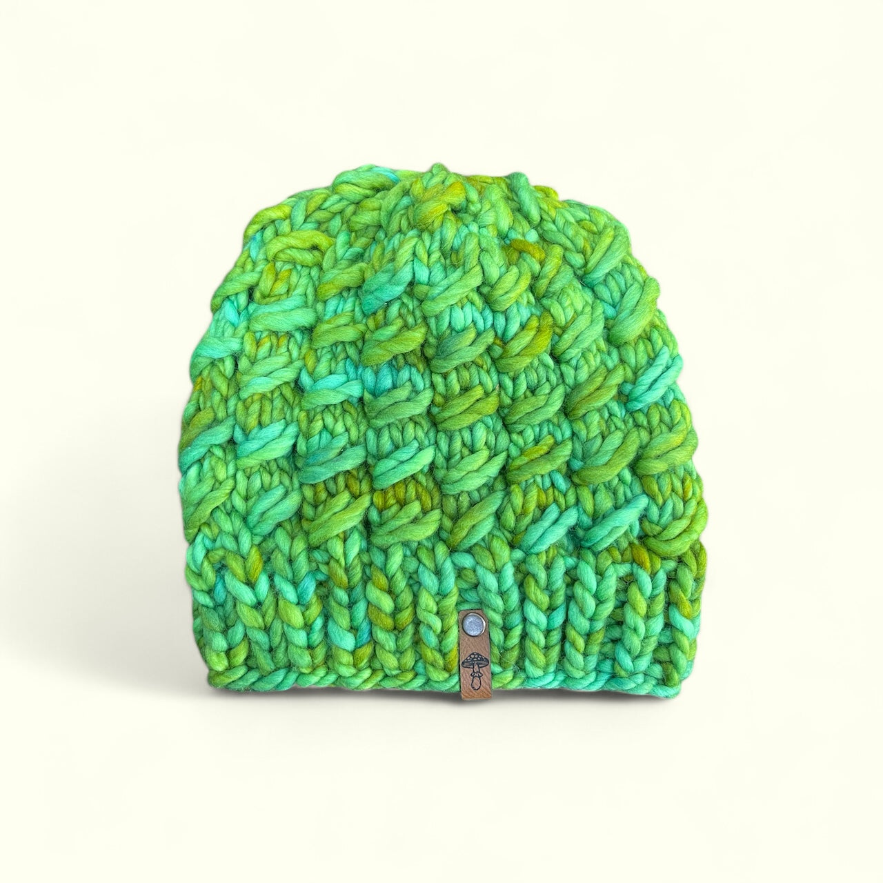 Custom Knit Natural Fiber Beanie