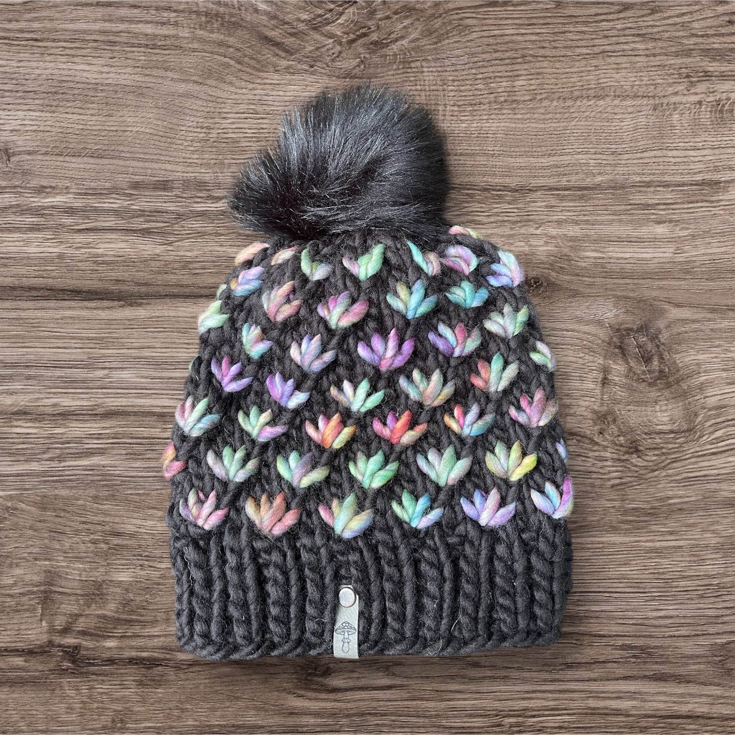 Custom Knit Natural Fiber Beanie