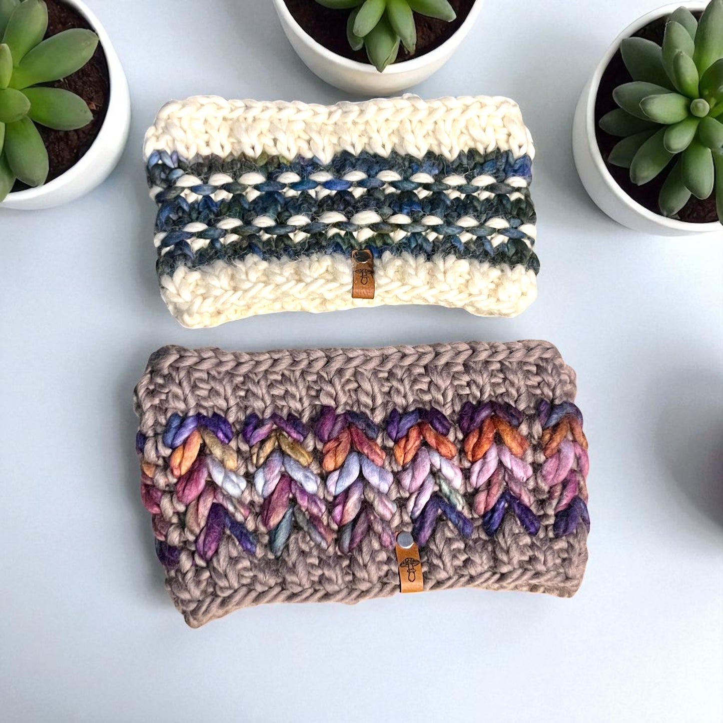 Custom Knit Natural Fiber Headband