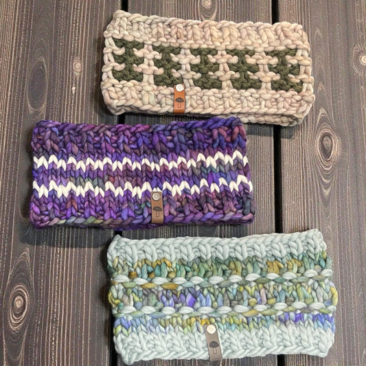 Custom Knit Natural Fiber Headband